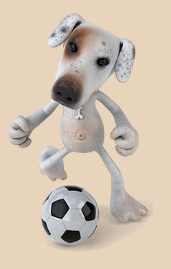 Noby spielt Fussball